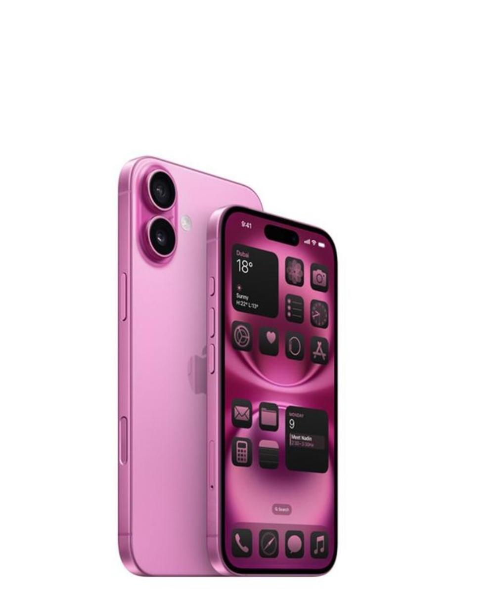 Apple iphone 16 pink